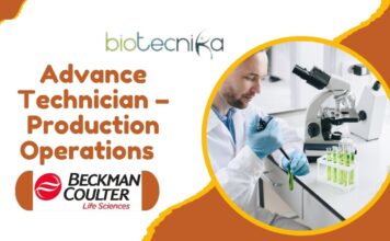 Biotech Technician Job at Beckman Coulter Life Sciences 