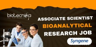 Associate Scientist - Bioanalytical Research Job