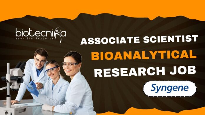 Associate Scientist - Bioanalytical Research Job