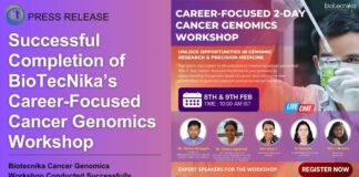 Biotecnika Cancer Genomics Workshop Conducted Successfully nEW