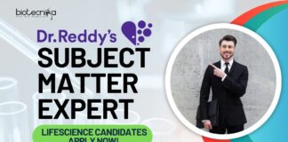 Dr. Reddy's Subject Matter Expert