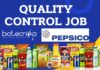 PepsiCo Quality Control Job Assistant Manager - Apply Now!