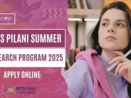 BITS Pilani Summer Research Program 2025