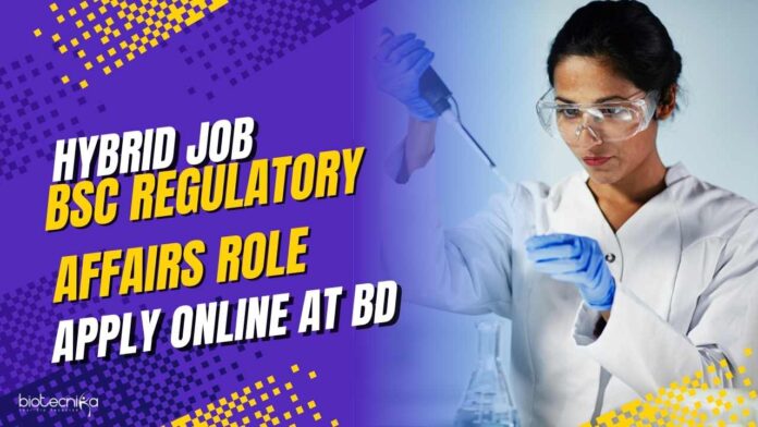 Hybrid Regulatory Affairs Job at BD