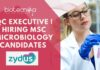 Microbiology QC Executive Job at Zydus – Apply Now! QC Executive Hiring MSc Microbiology Candidates