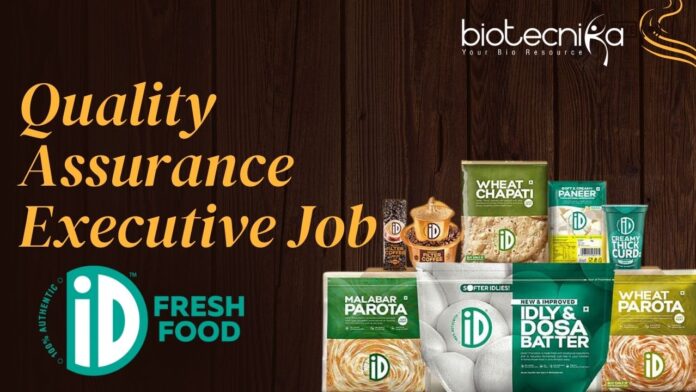 Quality Assurance Executive Job