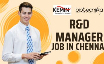 R&D Manager Job in Chennai | Kemin Food Technologies Hiring – Don’t Miss Out! R&D Manager Job in Chennai Kemin Food Technologies Hiring