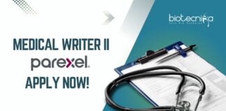 Medical Writer II Job at Parexel – Apply Today!