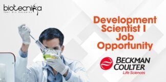 Development Scientist I Job Opportunity