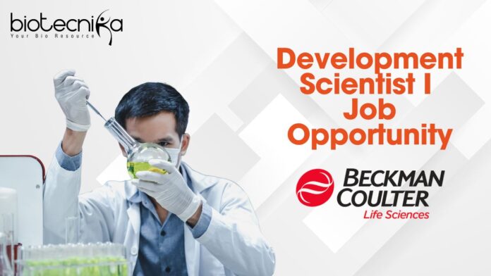 Development Scientist I Job Opportunity
