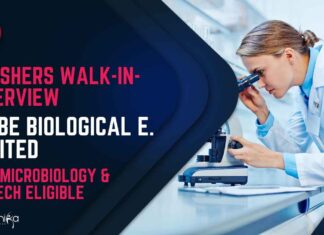 Freshers Walk-In-Interview at BE Biological