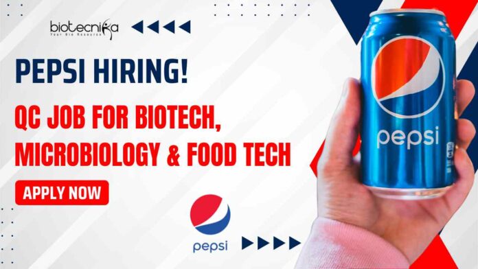 Pepsi QC Food Tech Jobs
