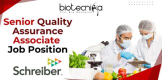 Schreiber Foods QA Associate Job - BSc, MSc & BTech Apply Online