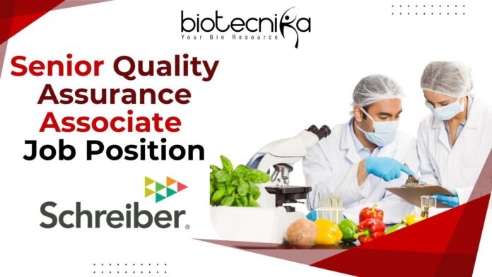 Schreiber Foods QA Associate Job - BSc, MSc & BTech Apply Online