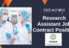 Research Assistant Job at JIPMER Contract Position Apply Now