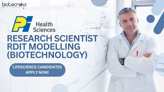 Research Scientist RDIT Modelling (Biotechnology) at PI Industries - Lifescience Candidates Apply Now!