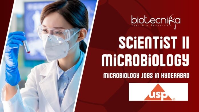 Microbiology Scientist Job at USP! Apply Now