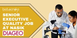 Senior Executive - Quality Job at Diageo, Nasik Apply Now