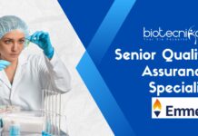 Join Emmes Group as a Senior Quality Assurance Specialist Today! Senior Quality Assurance Specialist