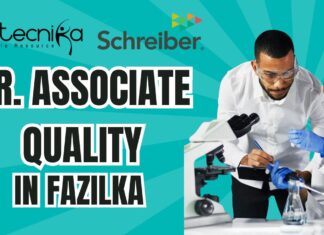 Sr. Associate Quality – Schreiber Foods Hiring in Fazilka