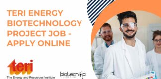 TERI Energy Biotechnology Project Job