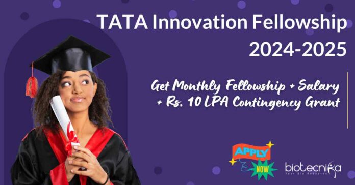 TATA Innovation Fellowship 2024-2025