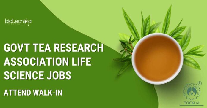 Govt Tea Research Jobs