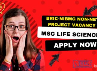BRIC-NIBMG Non-NET Project Vacancy