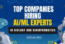 Top Companies Hiring AI/ML Experts in Biology and Bioinformatics Top Companies Hiring AI/ML Experts