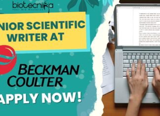 Senior Scientific Writer at Beckman