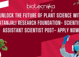 Patanjali Research Foundation Scientist/ Assistant Scientist Post- Apply Now Patanjali Research Foundation Scientist Post- Apply Now