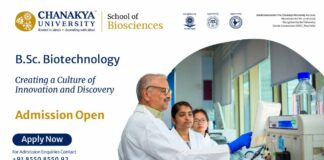 BSc (Hons) Biotech Admissions Open at Chanakya School of Biosciences New