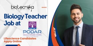 Biology Teacher Job at Podar