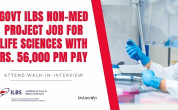 ILBS Non-Med Project Job For Life Sciences