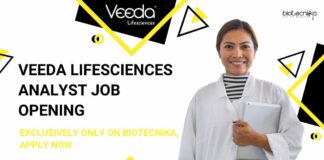 Veeda Lifesciences Analyst Job Opening