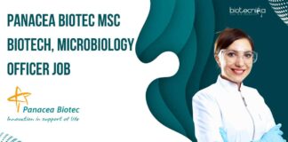 Panacea Biotec Biotechnology Job
