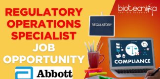 Abbott Regulatory Operations Specialist