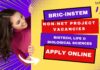 BRIC-inStem Non-Net Project Vacancies For Biotech