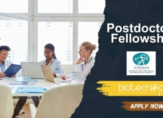  Postdoctoral Fellow at inStem