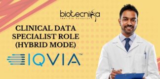 Clinical Data Specialist Role at IQVIA (Hybrid Mode), apply now!