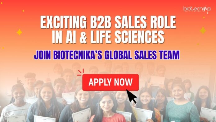 B2B Sales Job in Life Science