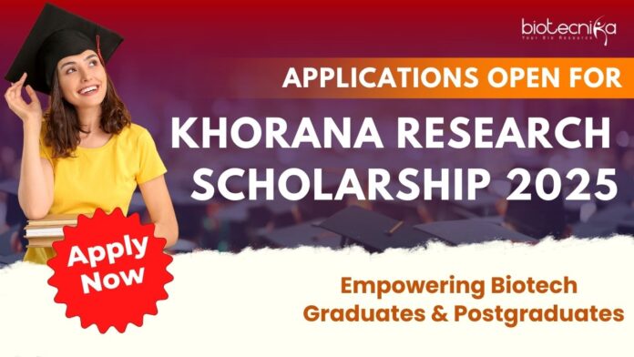 Khorana Research Scholarship
