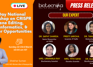 Biotecnika Successfully Hosts 2-Day National Workshop on CRISPR Gene Editing, Bioinformatics, and Career Opportunities Biotecnika Successfully Hosts 2-Day National Workshop on CRISPR Gene Editing, Bioinformatics, and Career Opportunities