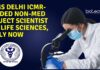 AIIMS Delhi Non-Med Project Scientist