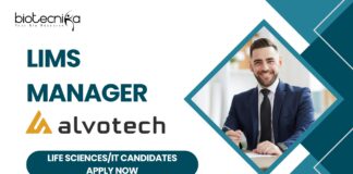 Alvotech LIAlvotech Life Sciences Manager Job, Apply NowMS Manager - Life SciencesIT Candidates Apply Now - Bangalore