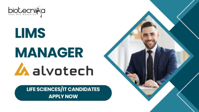 Alvotech LIAlvotech Life Sciences Manager Job, Apply NowMS Manager - Life SciencesIT Candidates Apply Now - Bangalore