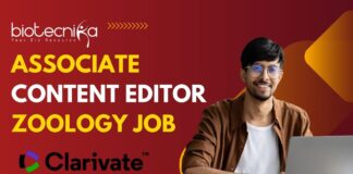Associate Content Editor - Zoology Job at Clarivate (Hybrid)