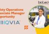 Safety Operations Associate Manager Opportunity