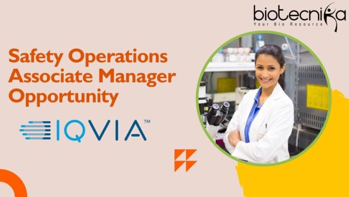 Safety Operations Associate Manager Opportunity