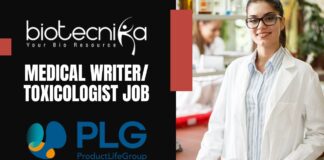Medical Writer/Toxicologist Job at at ProductLife Group.